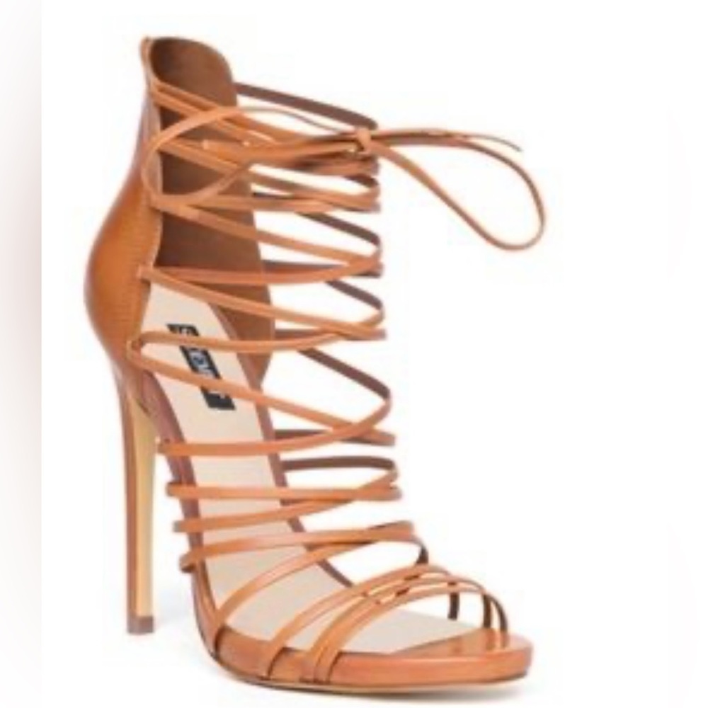 Brand New In Box. Shoemint “Marcel” Lace Up Heels. Size 7